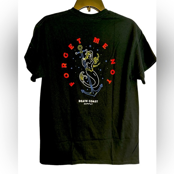 🧜🏼‍♀️ NWOT! Forget Me Not Mermaid TShirt - Picture 1 of 5